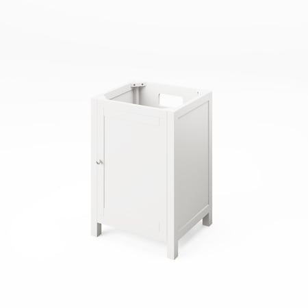 24 White Astoria Vanity, Calacatta Vienna Quartz Vanity Top, Undermount Rectangle Bowl